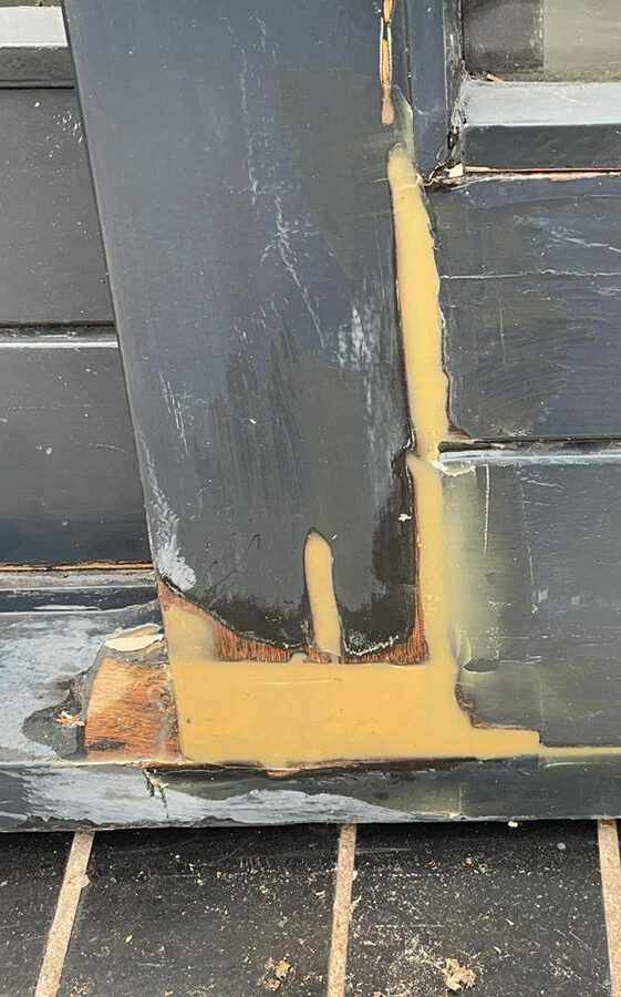 verven schilderen schuifpui ramen deuren renovatie houtrot reparatie