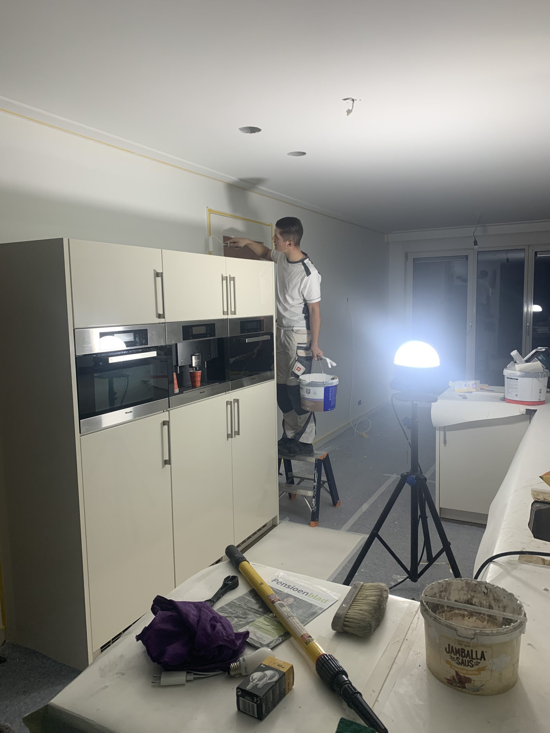 binnen schilderen schilderwerk verven den bosch appartement